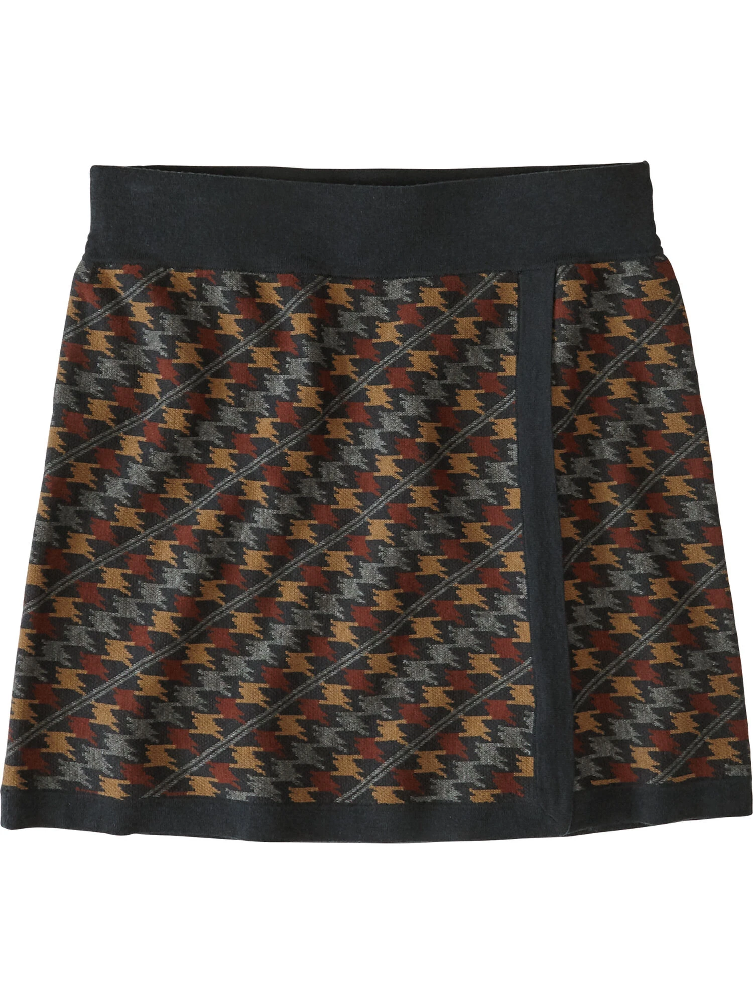 That's A Wrap Skirt - Houndstooth 4 That's A Wrap Skirt - Houndstooth - Image 2