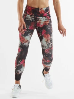 Mad Dash Reversible 7/8 Running Tights - Glacier Meadows -Satorisan Swimwear Store 231000 01