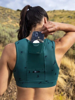 Pockito Power 2.0 Zip Front Sports Bra -Satorisan Swimwear Store 320335 06