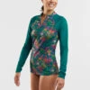 Sunbuster 1/4 Zip Long Sleeve Sun Shirt - Molokai 1 Sunbuster 1/4 Zip Long Sleeve Sun Shirt - Molokai -Satorisan Swimwear Store 400943 m