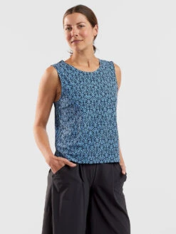 Round Trip Pocket Tank Top - Turkish Delight -Satorisan Swimwear Store 431003 03