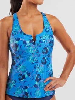 Aria Underwire Tankini Top - Chili Blossom 10 Aria Underwire Tankini Top - Chili Blossom -Satorisan Swimwear Store 600921 04