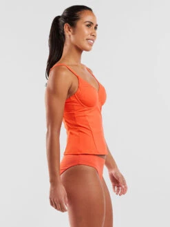 Bodacious 2.0 Underwire Tankini Top - Solid Ribbed -Satorisan Swimwear Store 600926 03