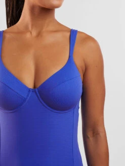 Bodacious 2.0 Underwire Tankini Top - Solid Ribbed -Satorisan Swimwear Store 600926 04