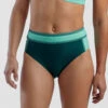 Rockaway High Waisted Bikini Bottom - Colorblock -Satorisan Swimwear Store 600930 01