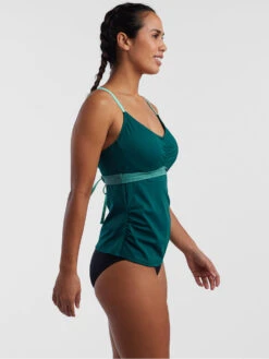 Tidal Rave Underwire Tankini Top - Colorblock -Satorisan Swimwear Store 629281 03