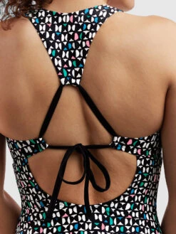 Selkie High Neck One Piece Swimsuit - Wild Waves -Satorisan Swimwear Store 629345 04