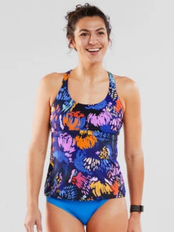 Real Deal Tankini Top - Floral Dervish -Satorisan Swimwear Store 633540 01