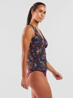 Better Tankini Top - Midnight Garden -Satorisan Swimwear Store 633543 03